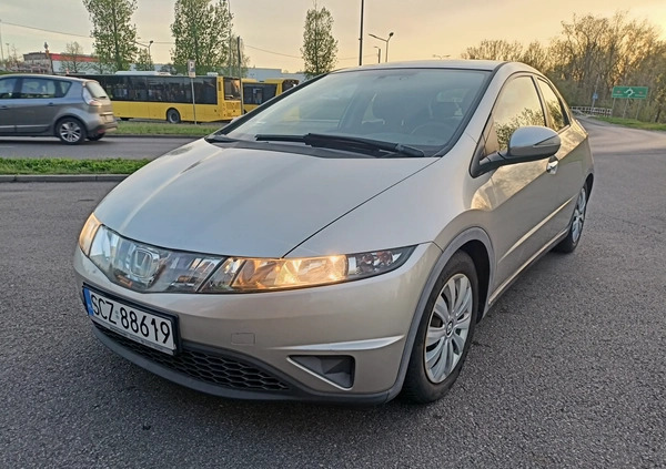 Honda Civic cena 21900 przebieg: 157000, rok produkcji 2008 z Sosnowiec małe 137